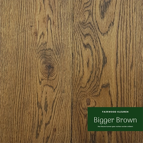 Zwarte olie eiken hout - Bigger Brown