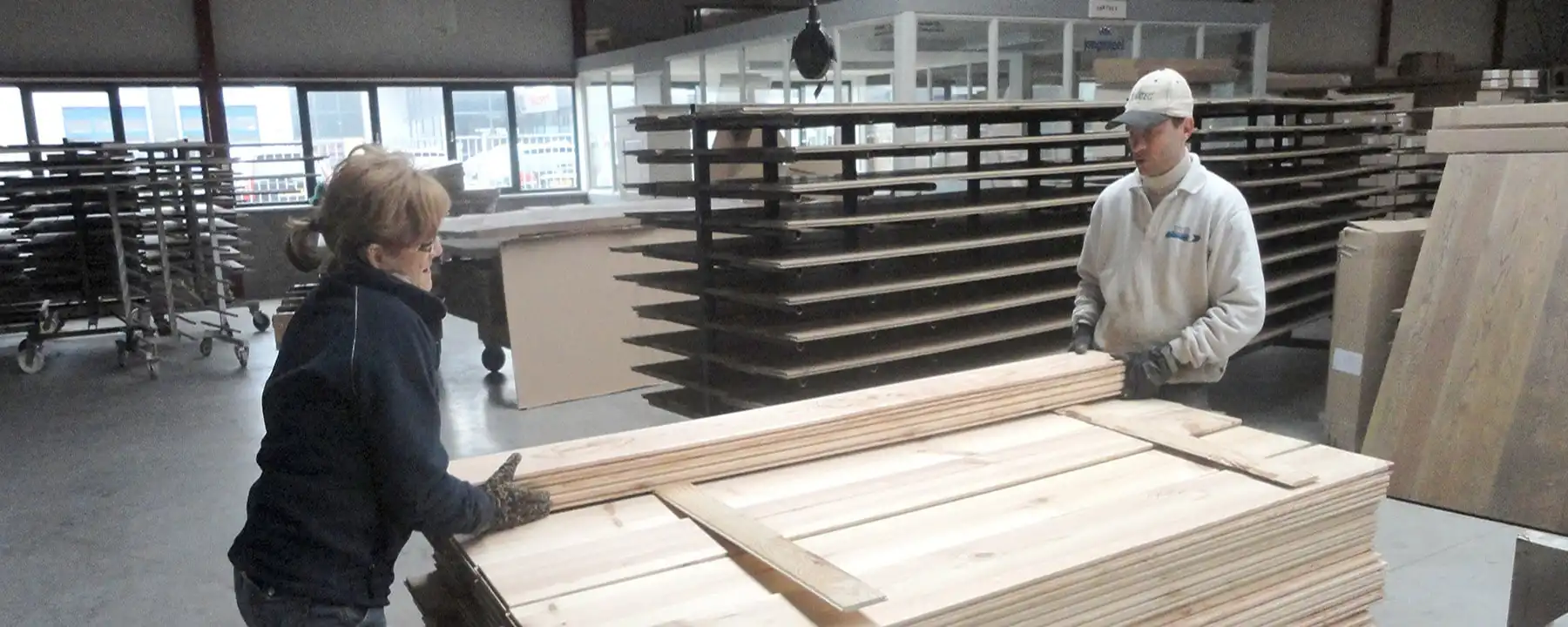 werkplaats Fairwood sorteren houten vloer