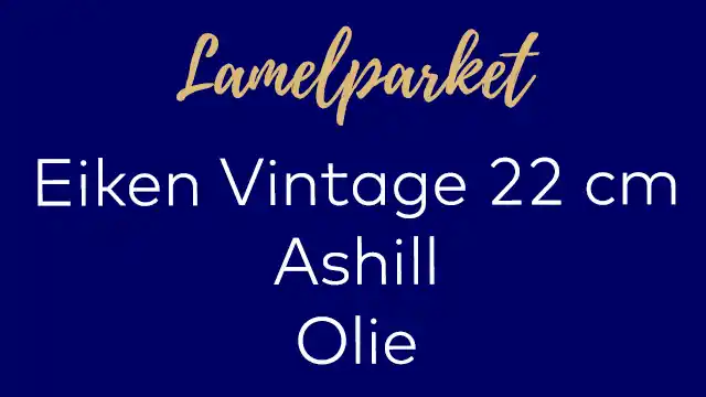 Vintage planken Ashill olie