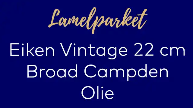 Vintage planken Broad Campden olie