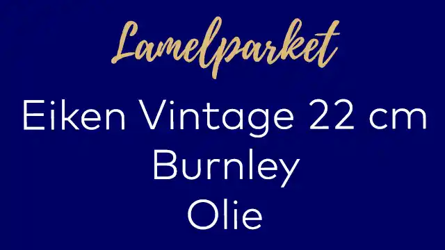 Vintage planken Burnley olie