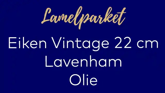 Vintage planken Lavenham olie
