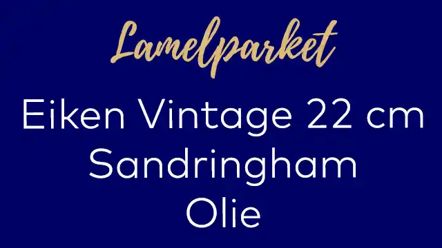 Vintage planken Sandringham olie