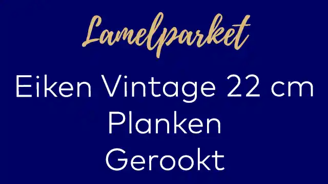 Vintage planken gerookt