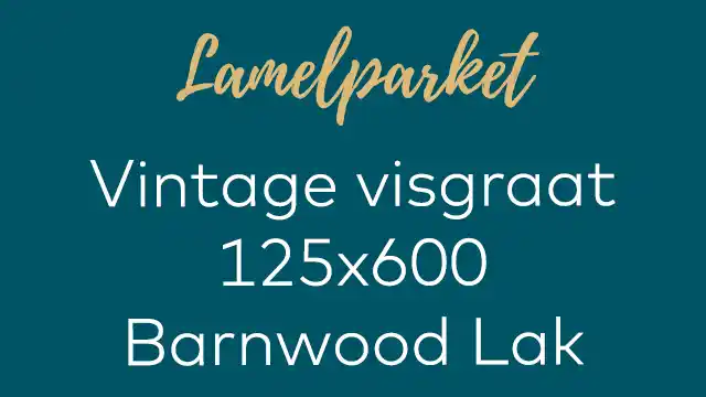Vintage visgraat Barnwood lak