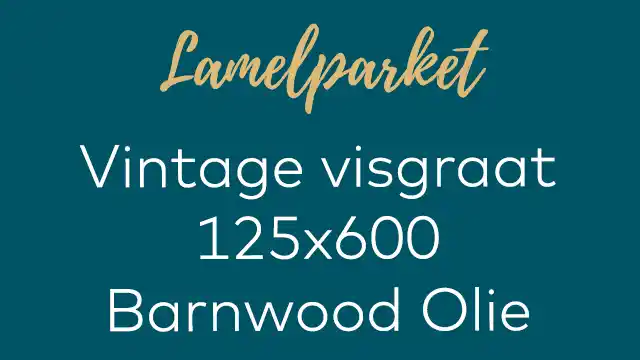 Vintage visgraat Barnwood olie