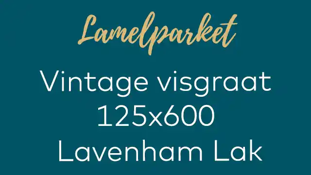 Vintage visgraat Lavenham lak