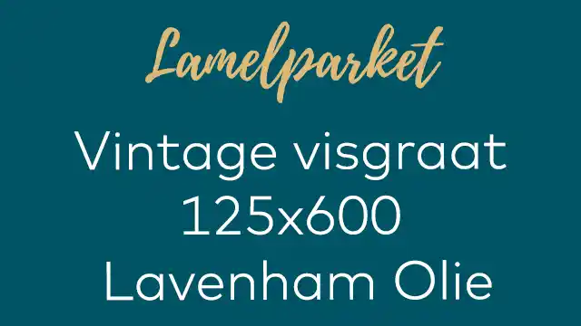 Vintage visgraat Lavenham olie