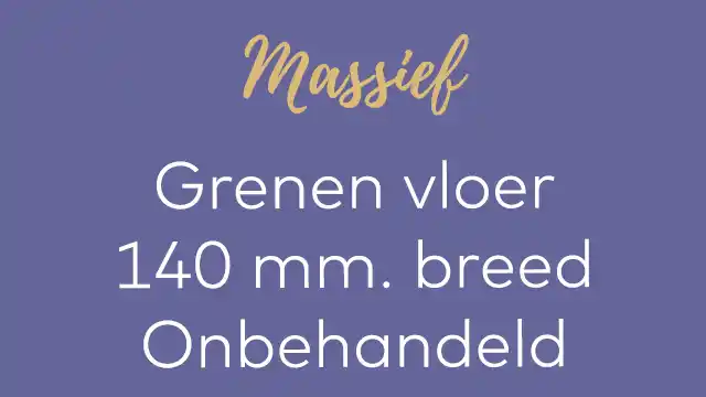 grenen 140 mm. onbehandeld