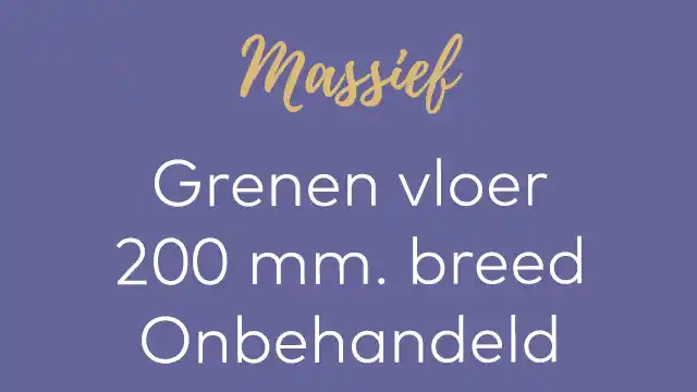 grenen 200 mm. onbehandeld