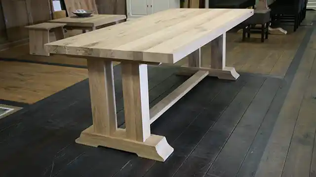 Eiken tafel kloostertafel Durham