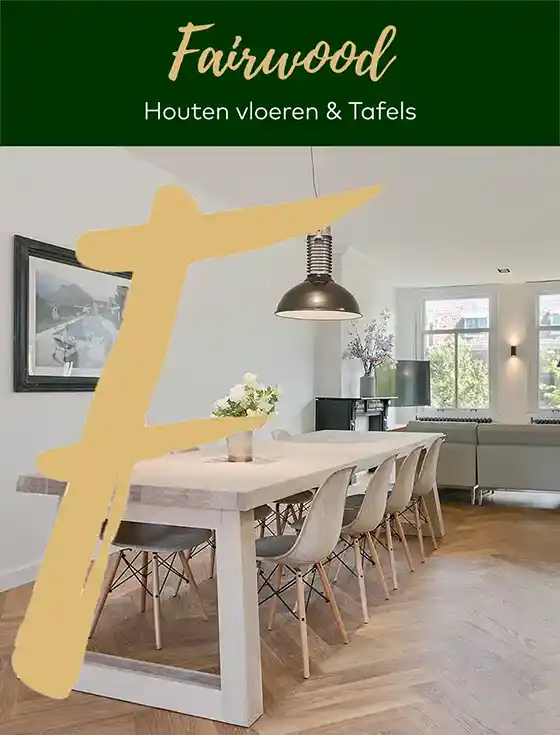 Houten vloer en tafel kopen