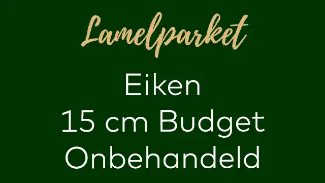 eiken lamelparket budget