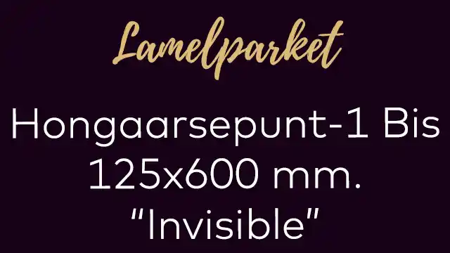 Hongaarsepunt lamelplank 1 Bis 125x600 mm. hongaaarse punt invisible