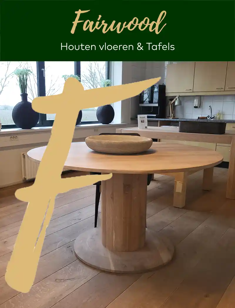 Ronde eiken tafel Belton