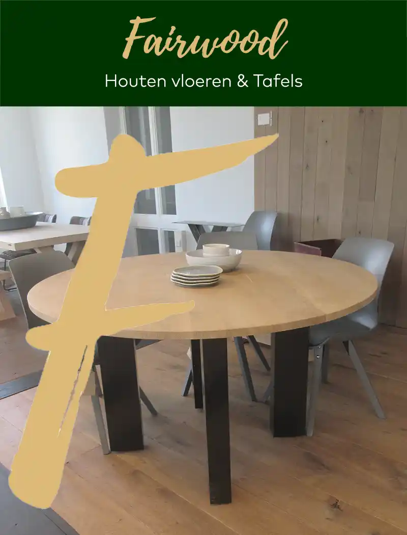 Ronde eiken tafel Easton met verjongd blad