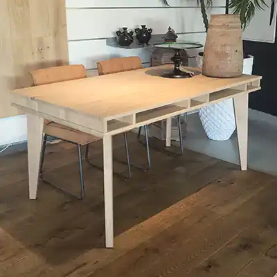 Eiken  tafel vakkentafel Grantham