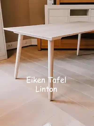 Fairwood tafel met houten poten kopen