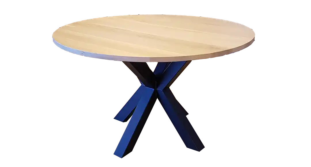 Ronde eiken tafel Stamford rond met midden poot