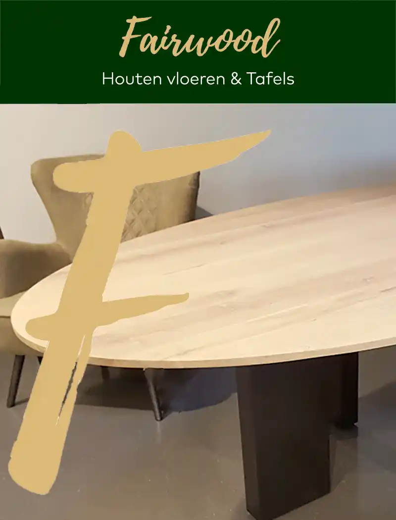 Ovale houten tafels en Deens ovale houten tafels