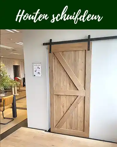 houten schuifdeur