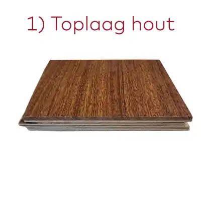 toplaag lamelparket houten vloer