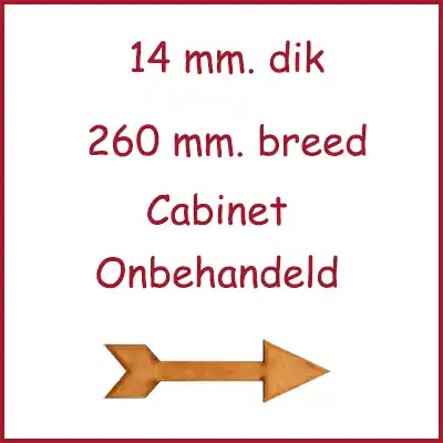 Eiken lamelparket Cabinet 14 mm. dik 26 cm breed 260 mm. onbehandeld