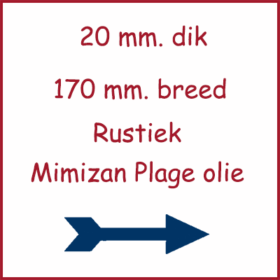 Grenen vloer massief geolied Mimizan Plage 17 cm