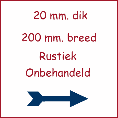 Grenen vloer massief 20 cm breed onbehandeld