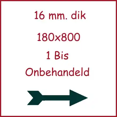 Hongaarse punt eiken 1 Bis 180x800 lamelparket onbehandeld