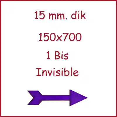 Eiken visgraatvloer 1 Bis 15 mm. 150x700 invisible