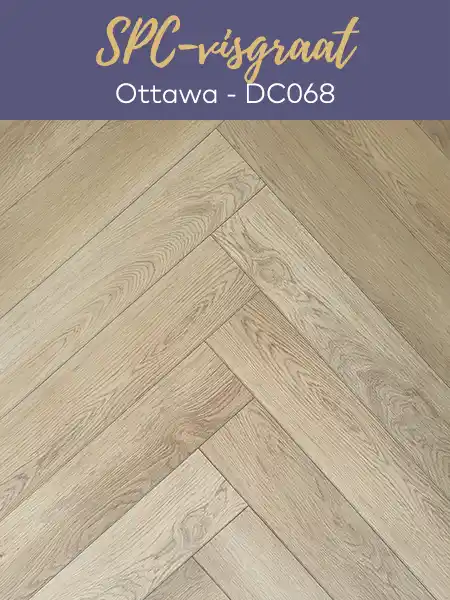 Ottawa SPC visgraat Rigid PVC