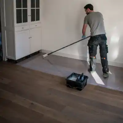 lak op houten vloer