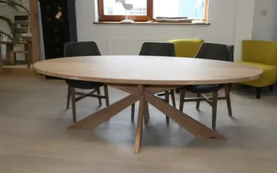 Ovale tafel, voordelen en nadelen