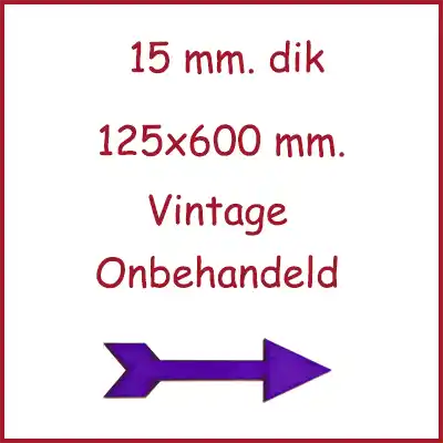 Vintage verouderde visgraatvloer 125x600 mm.